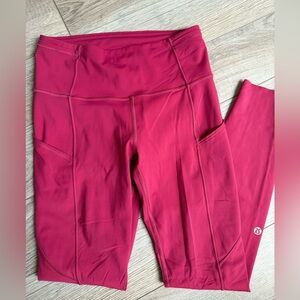 lululemon athletica Pink Leggings